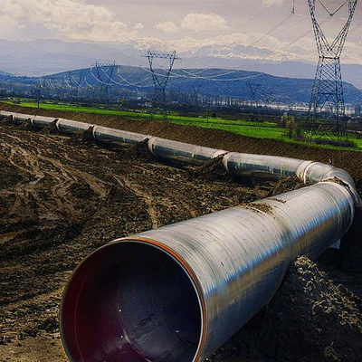 Tubo de serra de aço Dn200 para irrigação agrícola