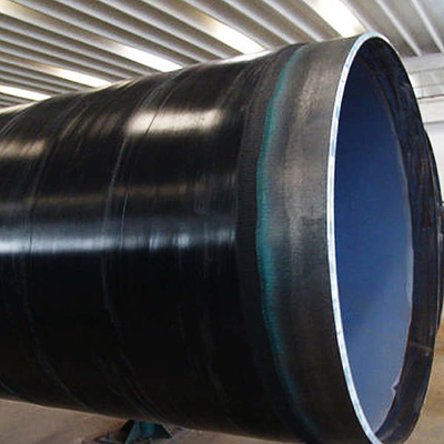 3lpe revestimento externo espessura 3,0 mm tubo de aço serrado Sch80 Api 5l Psl1