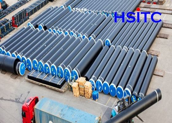 Astm A106 Tubos sem costura de aço preto Sch40