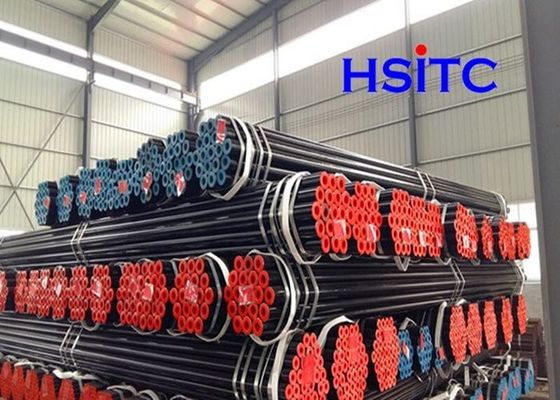 Astm A106 Tubos sem costura de aço preto Sch40