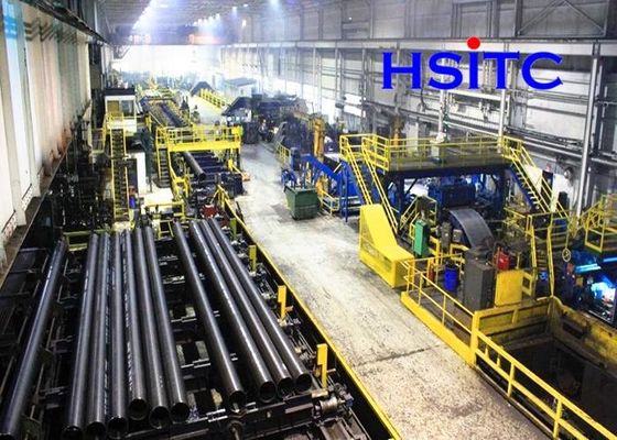 Teste hidrostático de tubos de aço ERW soldados DIN 14 mm