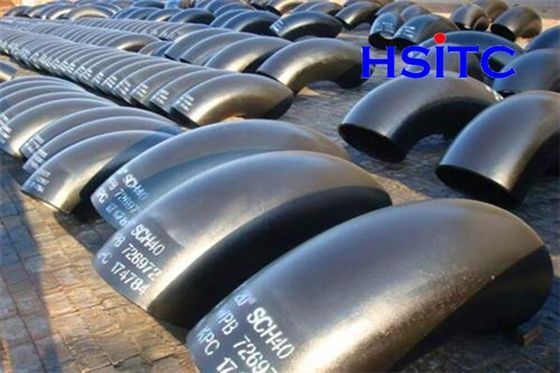 A234 Astm A403 Astm A420 Tubo de aço carbono Cotovelo Sch40 Std Sch80