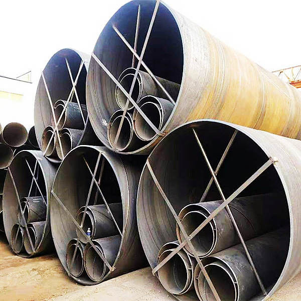 ASTM A139 Ssaw Pipe Std Sch40 Espessura da parede Aço carbono 0