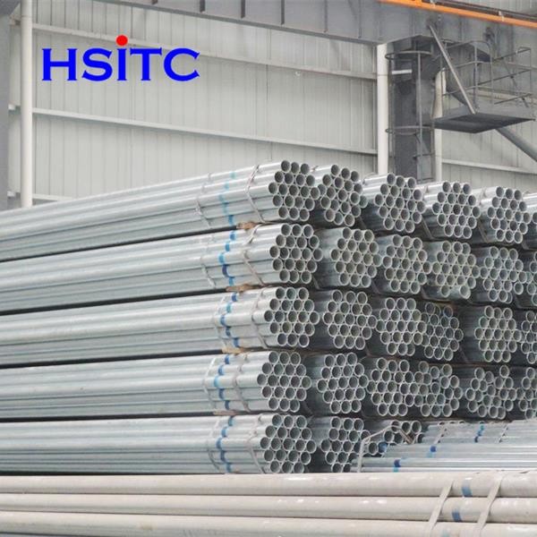 Containers 20 polegadas Galvanizado tubo de aço carbono revestido de zinco 0