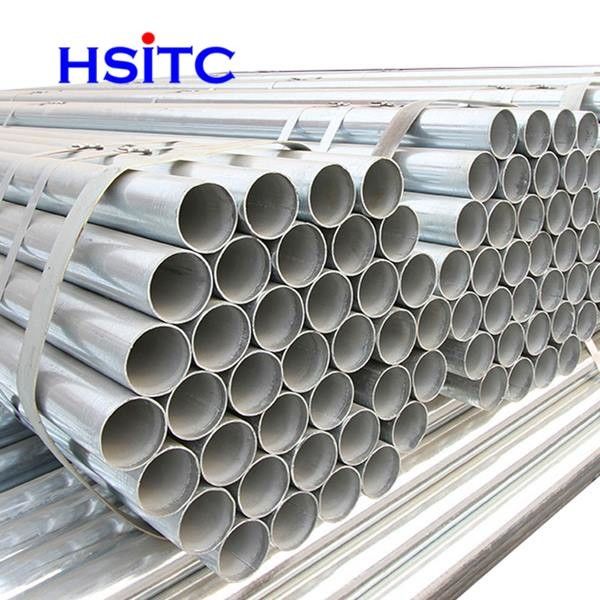 Dn80 10m 2 polegadas Tabela 40 Tubo de aço galvanizado ISO9001 0