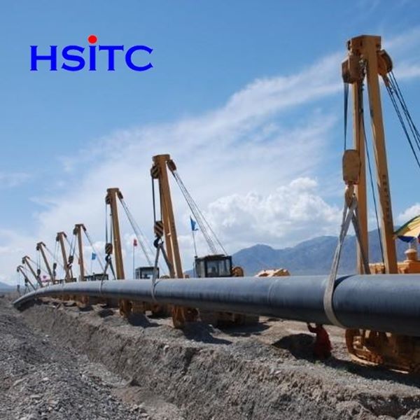 Din30670 3000mm Tubo de aço anticorrosivo de três camadas PP 0